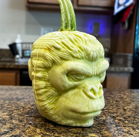 King kong plastic mold for pumpkin