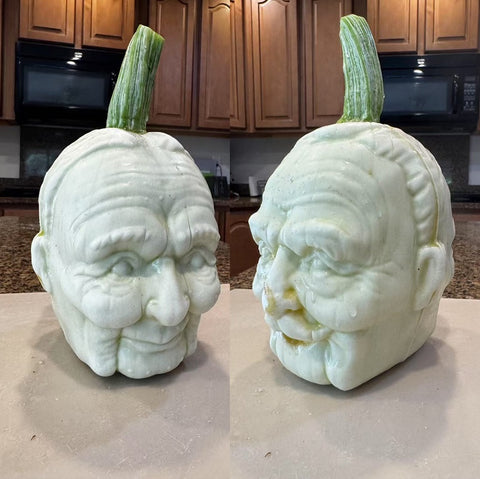 Grandparents plastic mold for pumpkin