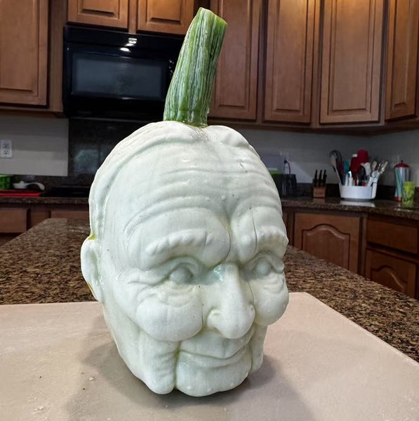 Grandparents plastic mold for pumpkin