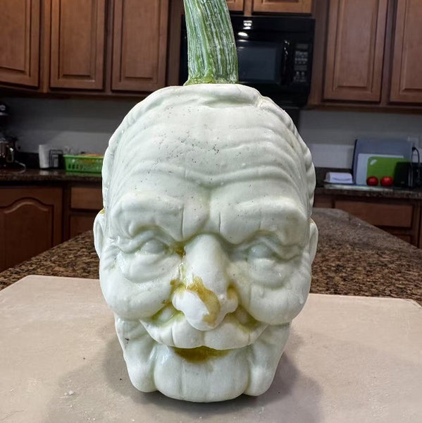 Grandparents plastic mold for pumpkin