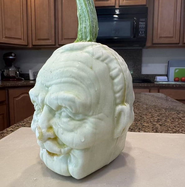 Grandparents plastic mold for pumpkin
