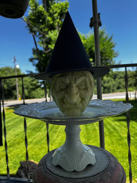 Witch plastic mold for pumpkin