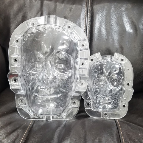 Small and big frankenstein pumpkin mold package