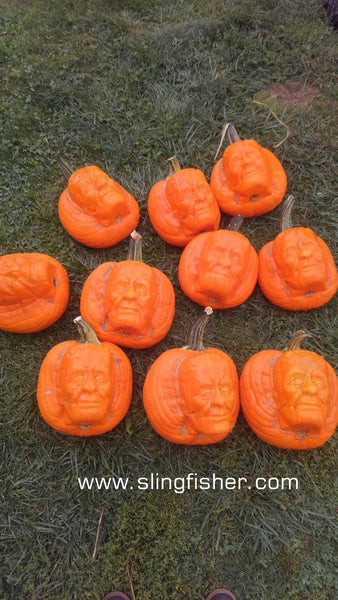 Frankenstein pumpkin mold  front side only